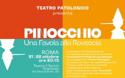 Disabilità e inclusione, a il Teatro Patologico con Pinocchio alla rovescia